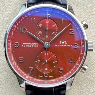 IWC IW371616 Burgundy Red Dial | UK Replica - 1:1 best edition replica watches store, high quality fake watches